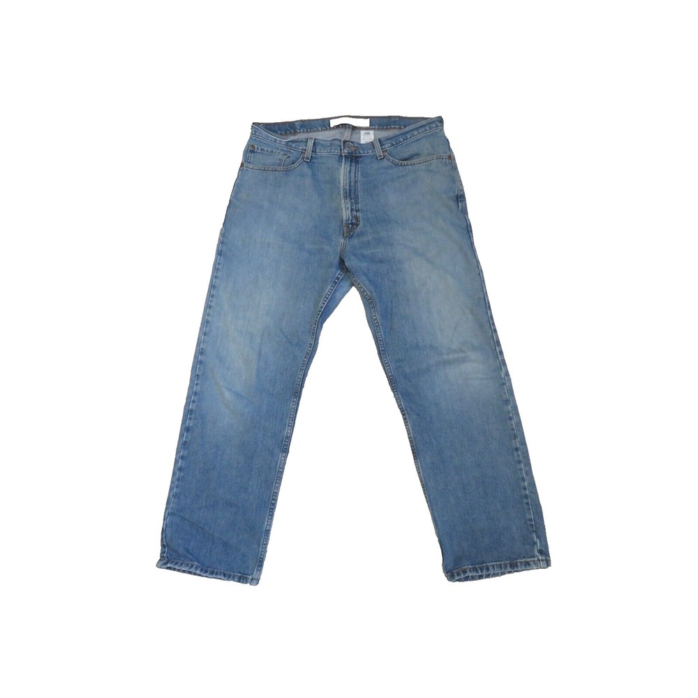 Levi's 505 Blue Denim Jeans Regular Fit Men's Straight Leg Red Tab Size 38 X30